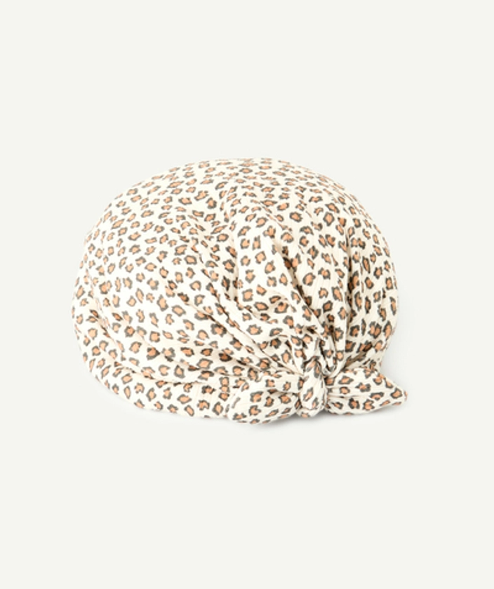 Turban bébé fille imprimé léopard - almond | TAO Kids by Tape à l'œil