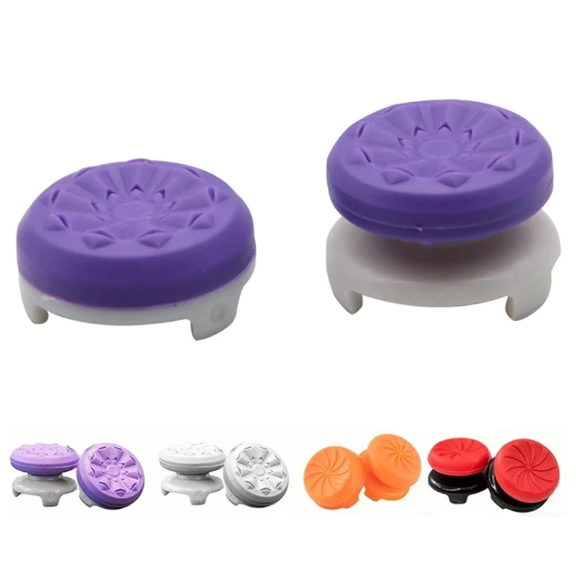 2pcs/set Thumb Grips Silicone Thumb Stick Grip Cap For PS5 PS 4 Antislip Rubber Analog Stick Grips For Playsation 4 5 Controller - AliExpress 