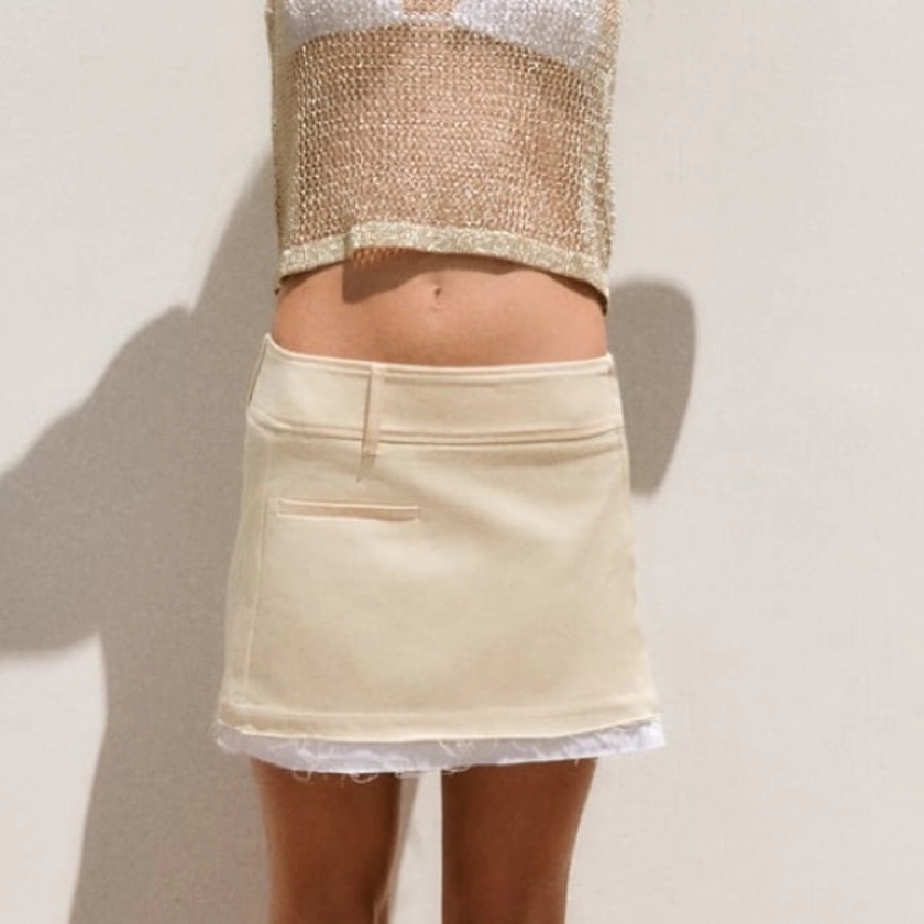 Combination Mini Skirt