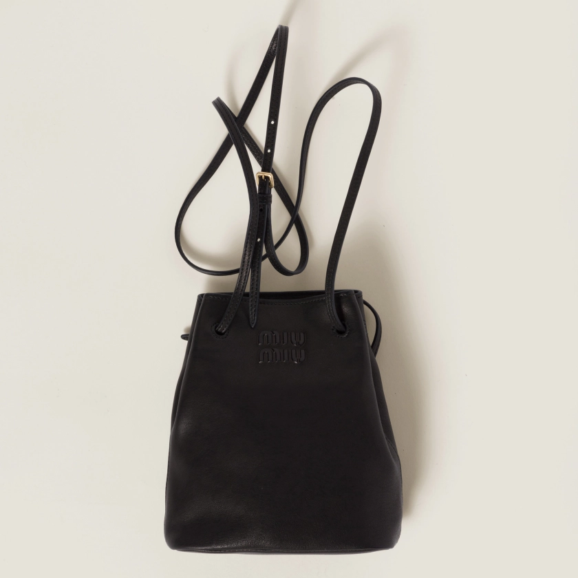 Black Nappa Leather Mini-bag | Miu Miu