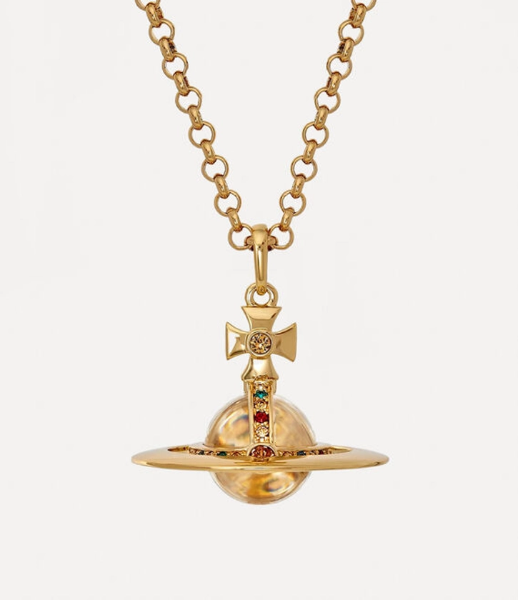 Small Orb Pendant Necklace en OR | Vivienne Westwood®