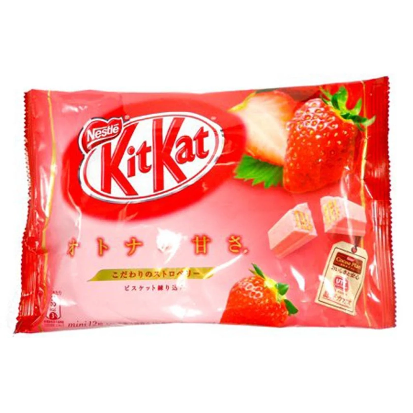 Kit Kat Snack Size Packs - Strawberry: 12-Piece Bag