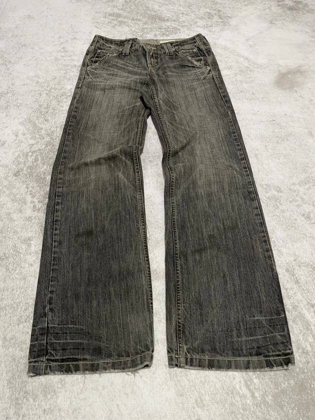 Hysteric Glamour 2000s flared japan wash denim pants y2k style | Grailed