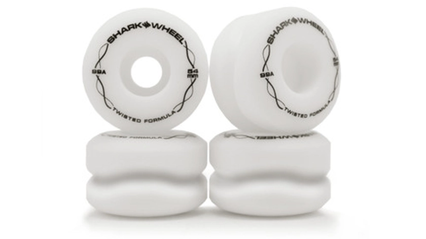 54mm, 99a Twisted White Street/Park Wheel
