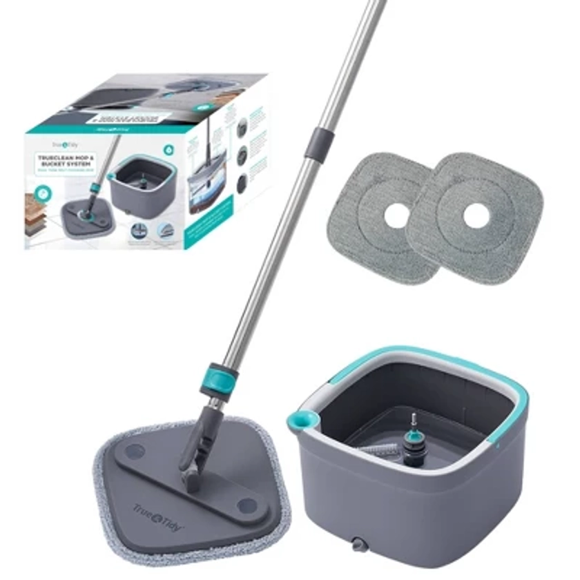 True & Tidy TrueClean Spin Mop & Bucket System