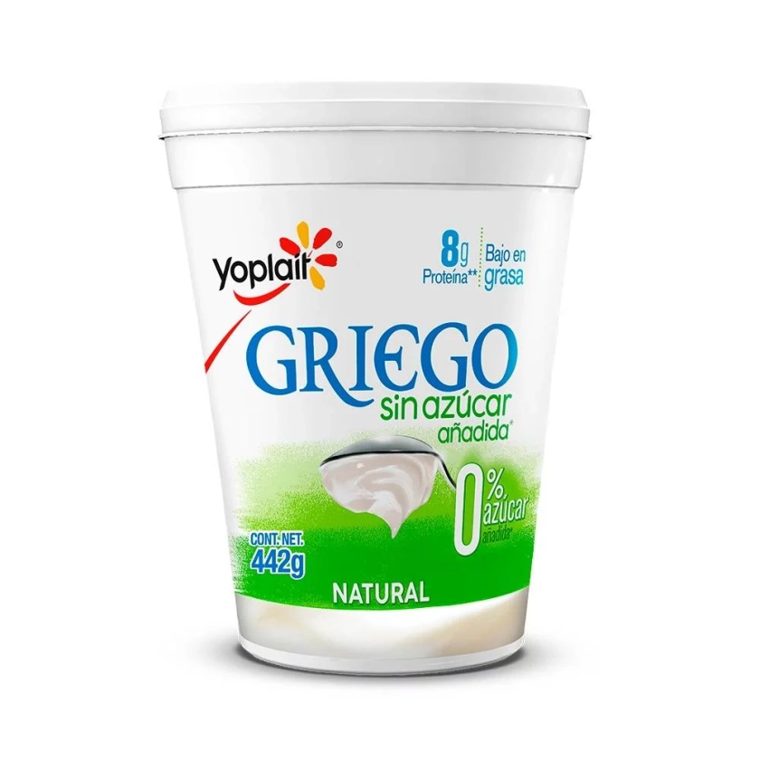 Yoghurt Yoplait griego natural sin azúcar 442 g