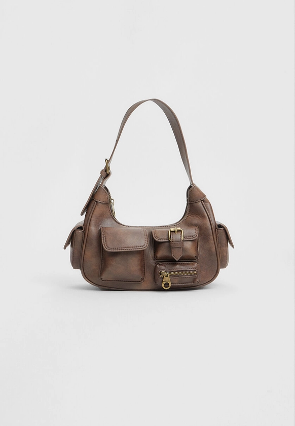 Shoulder bag with pockets - Women's fashion | Stradivarius United States