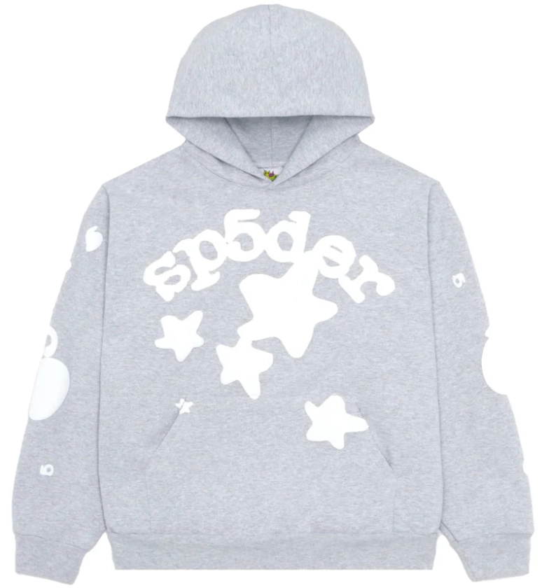 Sp5der Beluga Hoodie Heather Grey