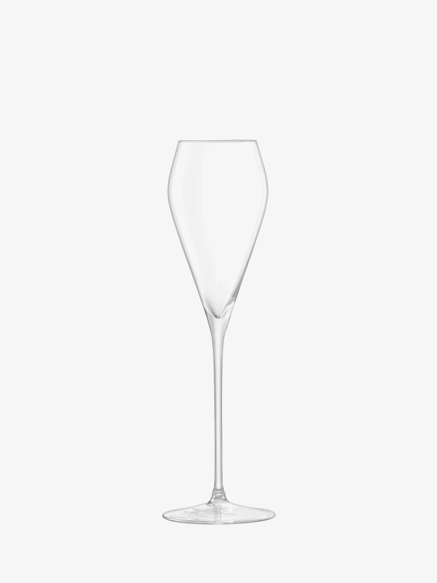 Prosecco Glass x 2 250ml, Clear | Wine Collection | LSA Drinkware
