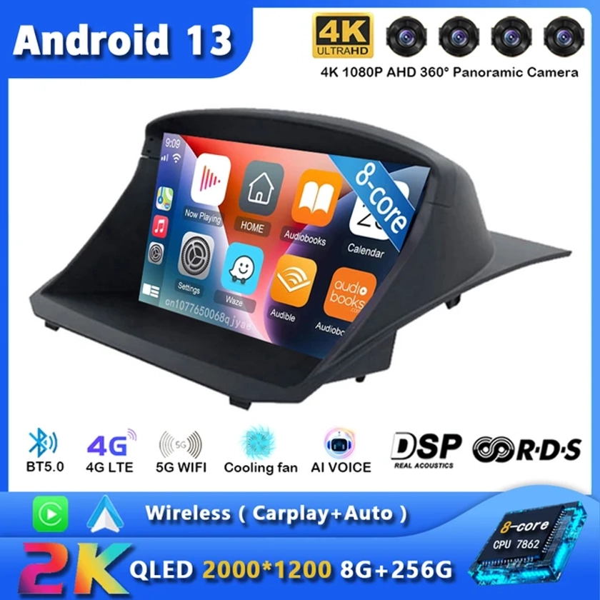 Autoradio Carplay Android 13 pour Ford Fi.C. (2009, 2010, 2011, 2012-2017), Navigation GPS, Lecteur de Limitation, Wi-Fi Évité, 4G, Auto BT - AliExpress 