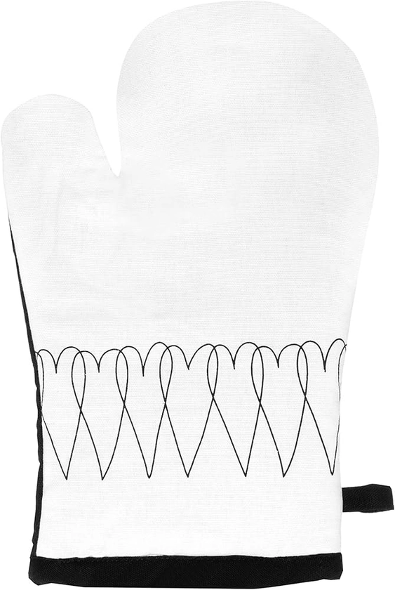 Premier Housewares Heart Lines Single Oven Glove : Amazon.co.uk: Home & Kitchen