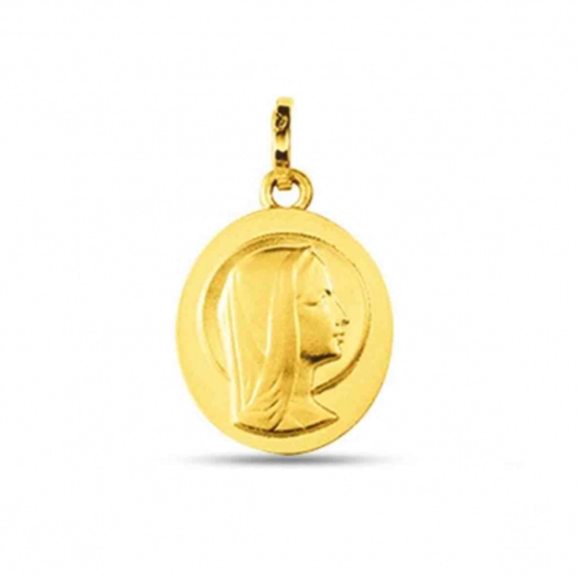 Médaille vierge en Or Jaune Taaiva - 9K20491