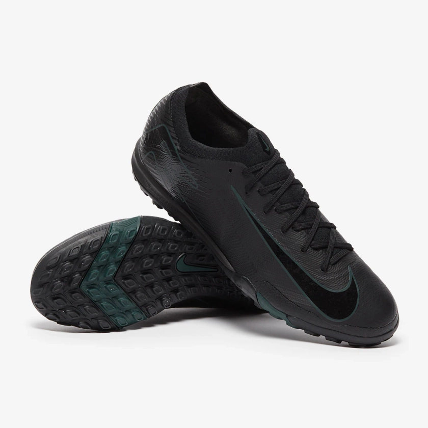 Nike Air Zoom Mercurial Vapor XVI Pro Turf - Black/Black/Deep Jungle - Adult Boots | 