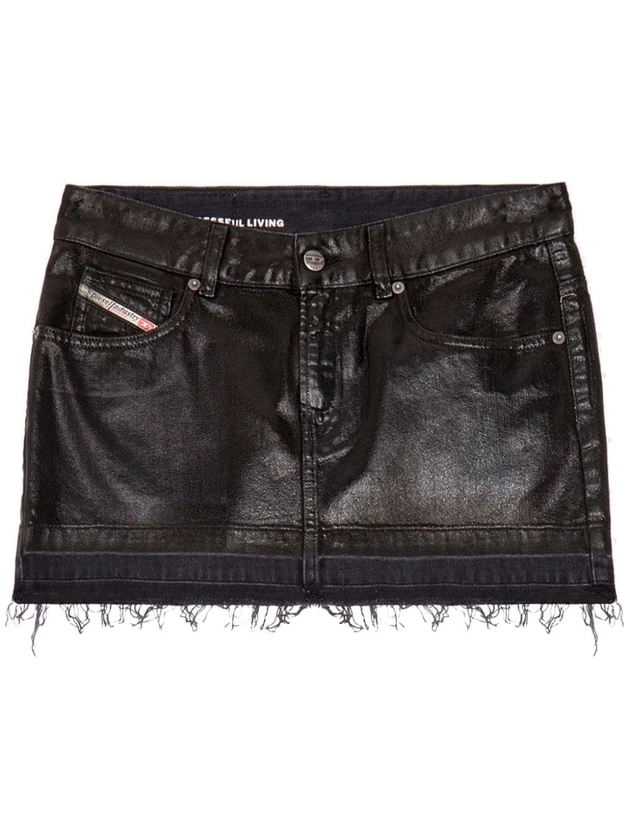 Diesel De-Ron Mini Skirt | Black | FARFETCH UK