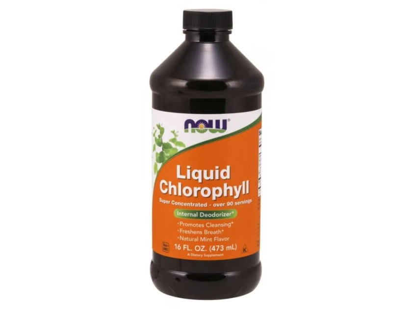 NOW Chlorophyll Liquid (Chlorofyl), 473 ml - BrainMarket.cz