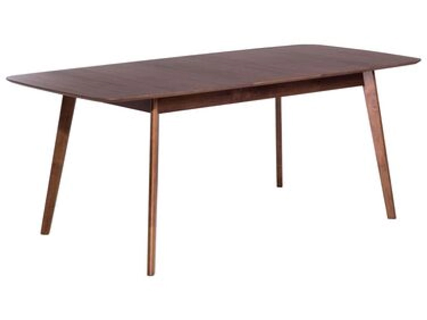 Table de salle à manger extensible 150/190x90 cm marron MADOX