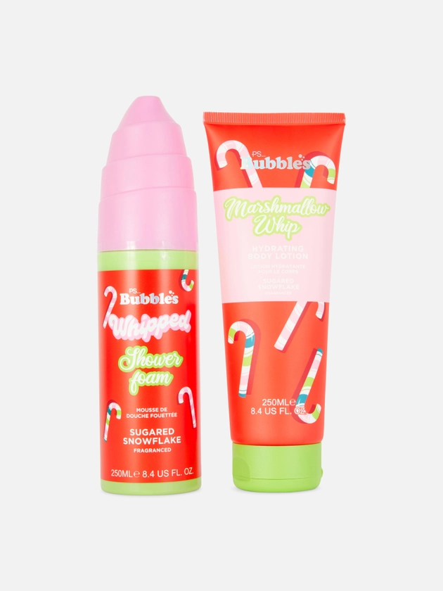 PS... Bubbles Shower Foam and Body Lotion Set