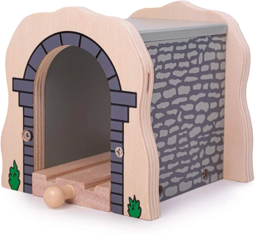 Bigjigs Rail Grey Stone Tunnel, Wooden Toys, Train Set, Train Tunnel, Wooden Train Track Accessories, Bigjigs Accessories, Train Toys, Train Tunnel For Kids : Amazon.co.uk: Toys & Games