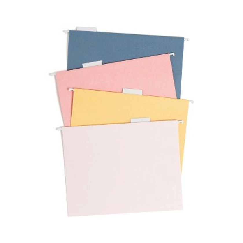U Brands 12ct Hanging File Folders - Cottage Core