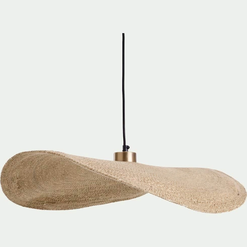 FIRA - Suspension électrifiée en jonc de mer D61cm - naturel