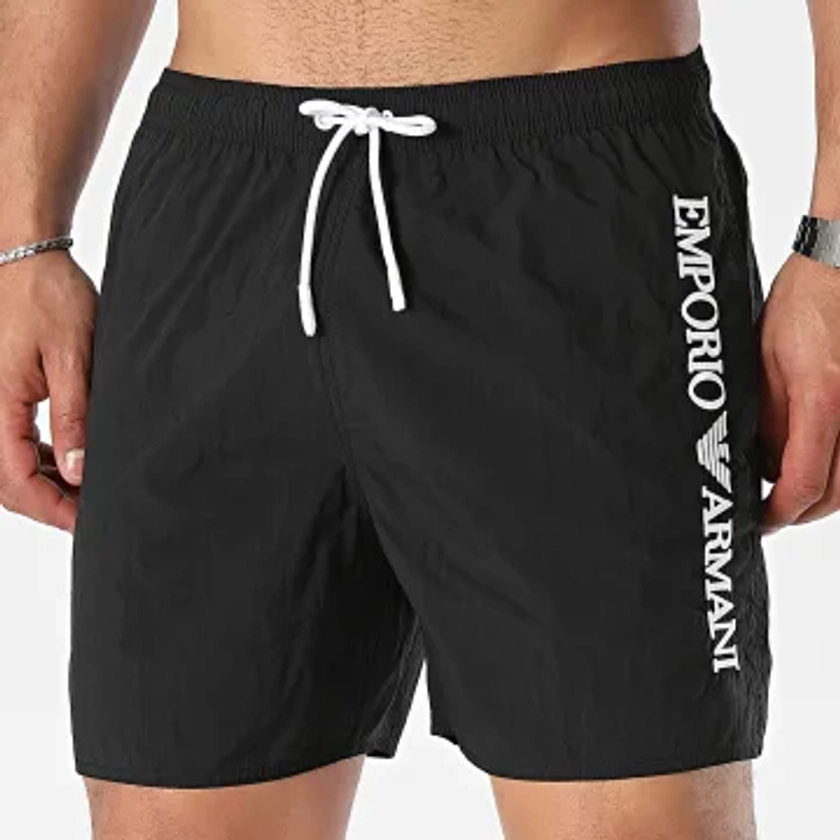 Emporio Armani - Short De Bain 211740-4R422 Noir - LaBoutiqueOfficielle.com