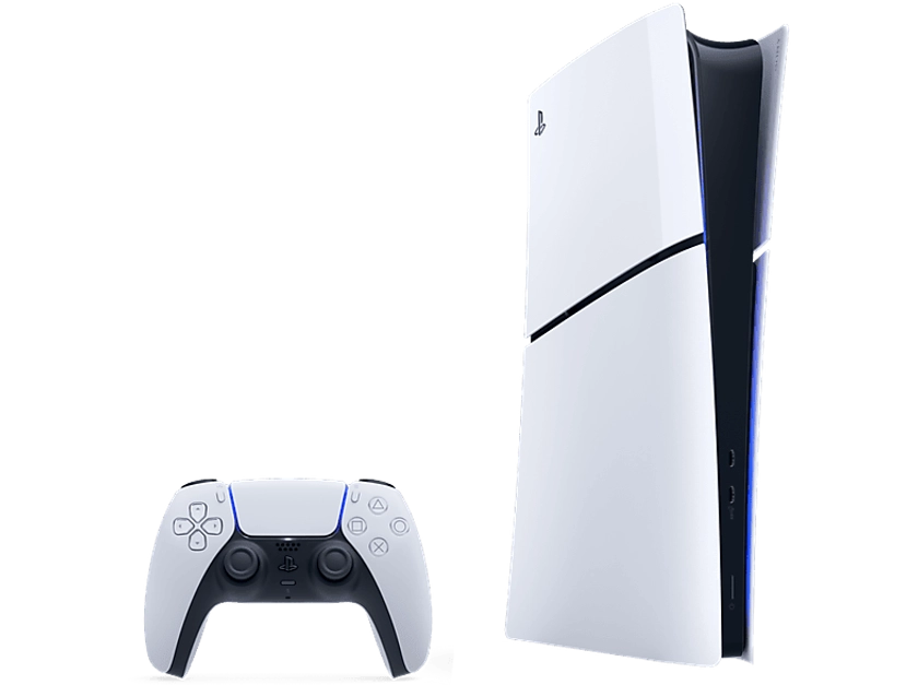 Consola | Sony PlayStation 5 Slim Digital Edition, 1 TB SSD, 4K, 1 mando, Chasis D, Blanco