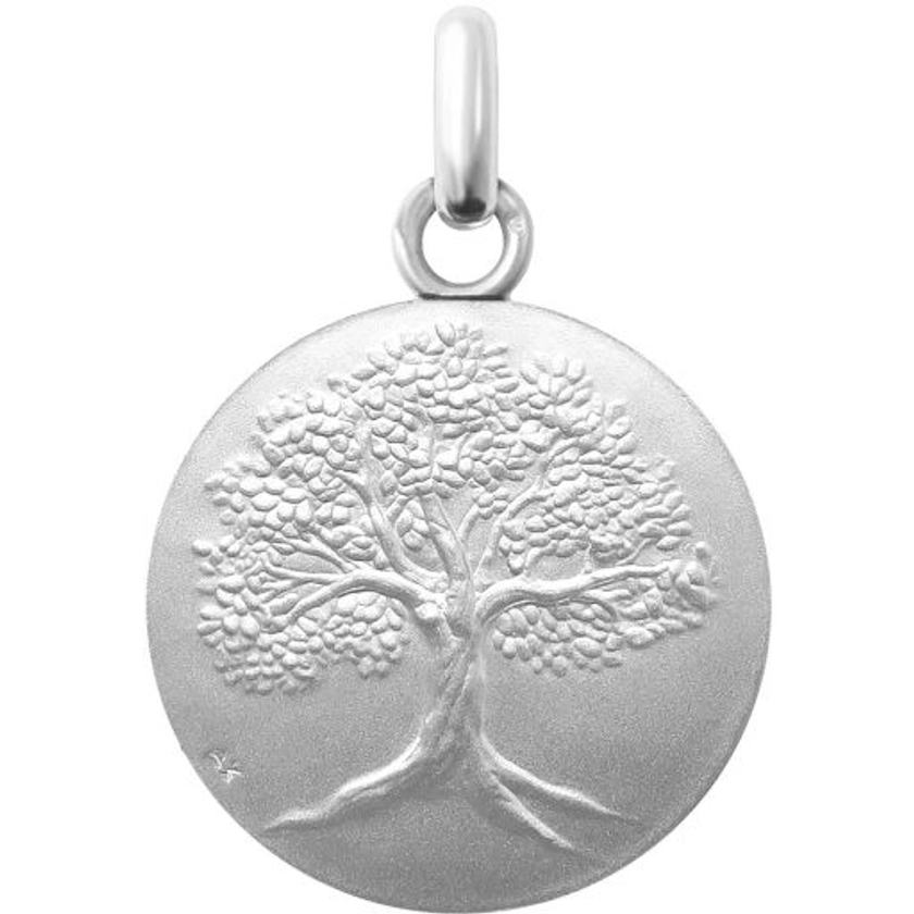 Médaille de baptême Arbre de Vie en argent 16 mm