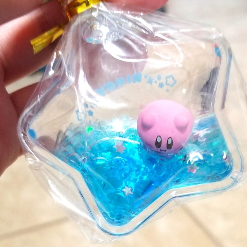 Kirby Blue Floaty Keychain