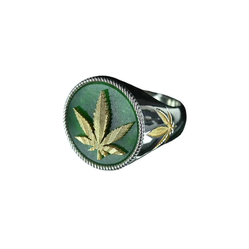 Marijuana Leaf Ring | 186,000원 | 아몬즈 주얼리