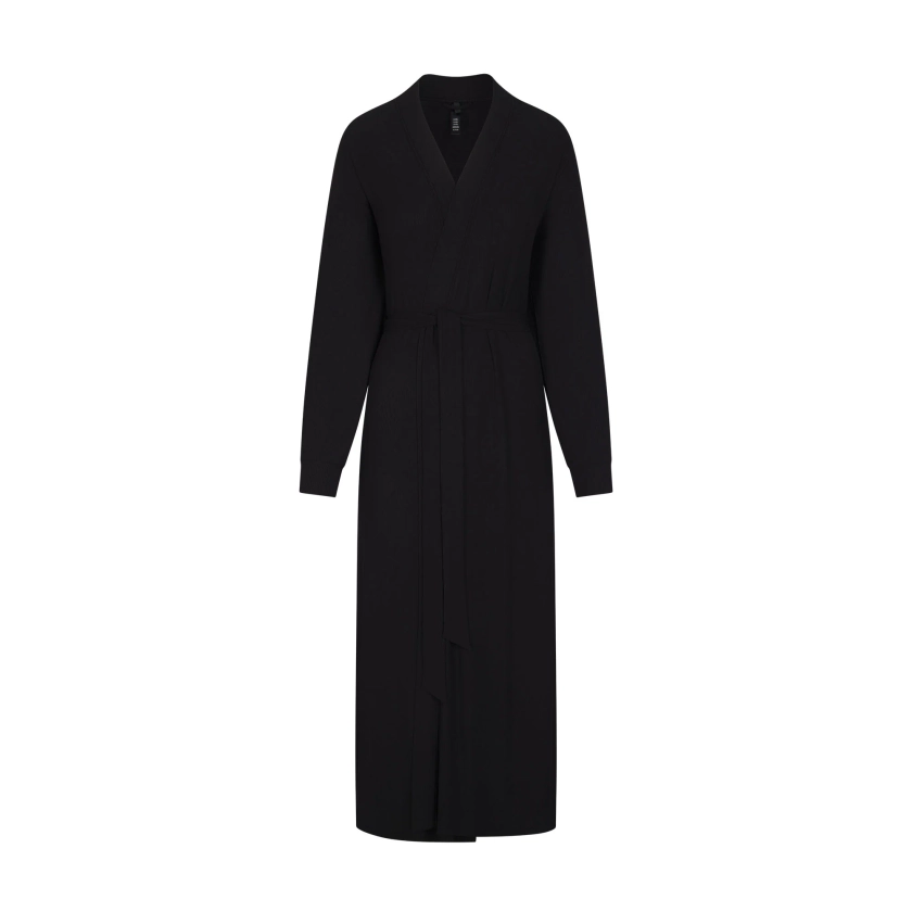 SOFT LOUNGE LONG ROBE | ONYX