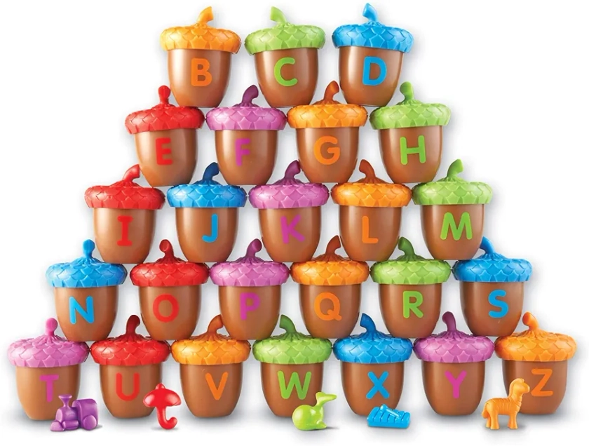 Learning Resources Alphabet Acorns Activity Set , 15.5 x 10.2 x 2.7 inches