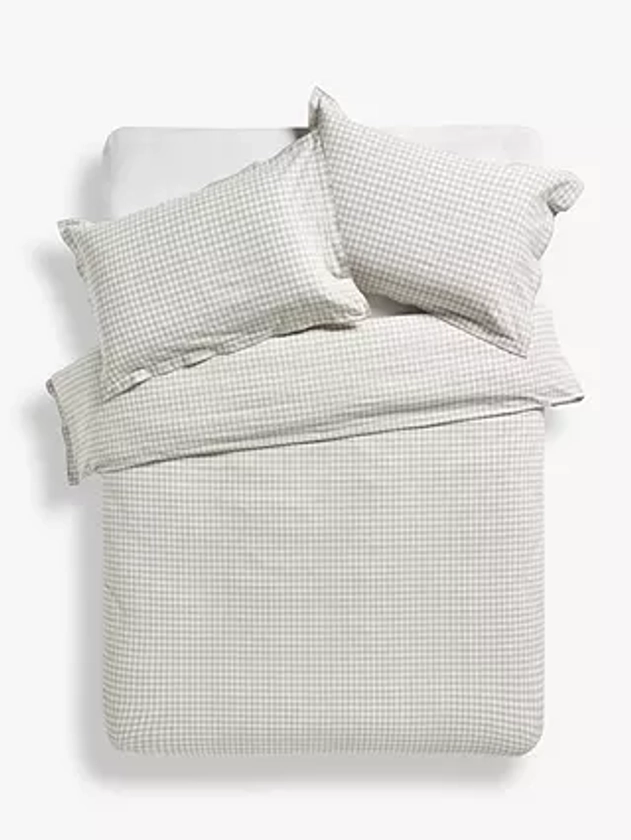 John Lewis Gingham Duvet Cover Set