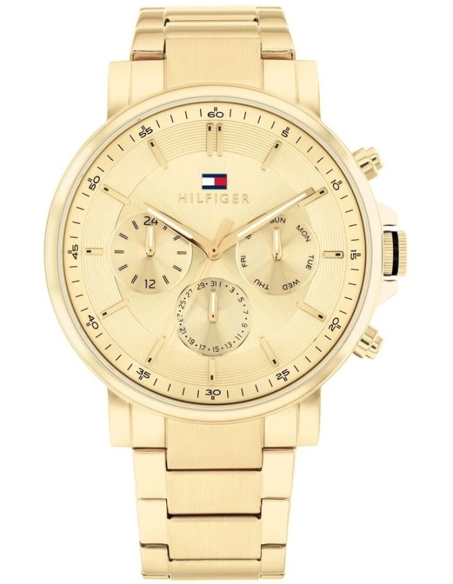 Tommy Hilfiger Tyson Stainless Steel Watch In Gold | MYER