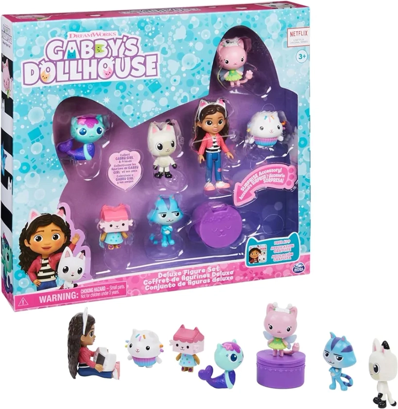 Gabby's Poppenhuis - Speelfigurenset - met Gabby, 6 katjes en 1 poppenhuispakketje : Amazon.nl: Speelgoed & spellen
