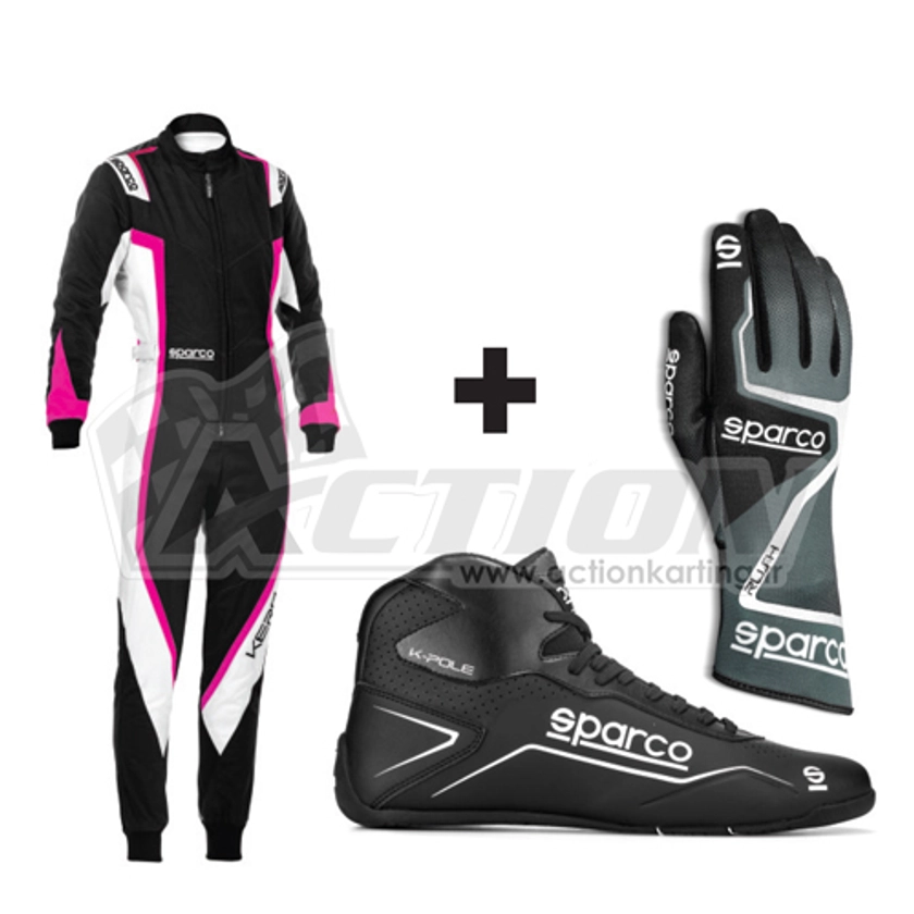 Kit pilote KERB Spécial Lady - ADULTE - Action karting - Equipements