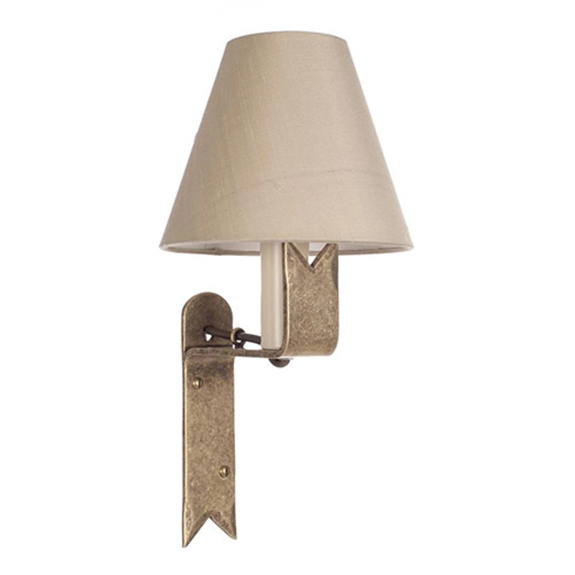 Product List - Jim Lawrence - Audley Wall Light in Antiqued Brass - Audley Wall Light in Antiqued Brass - 313AB