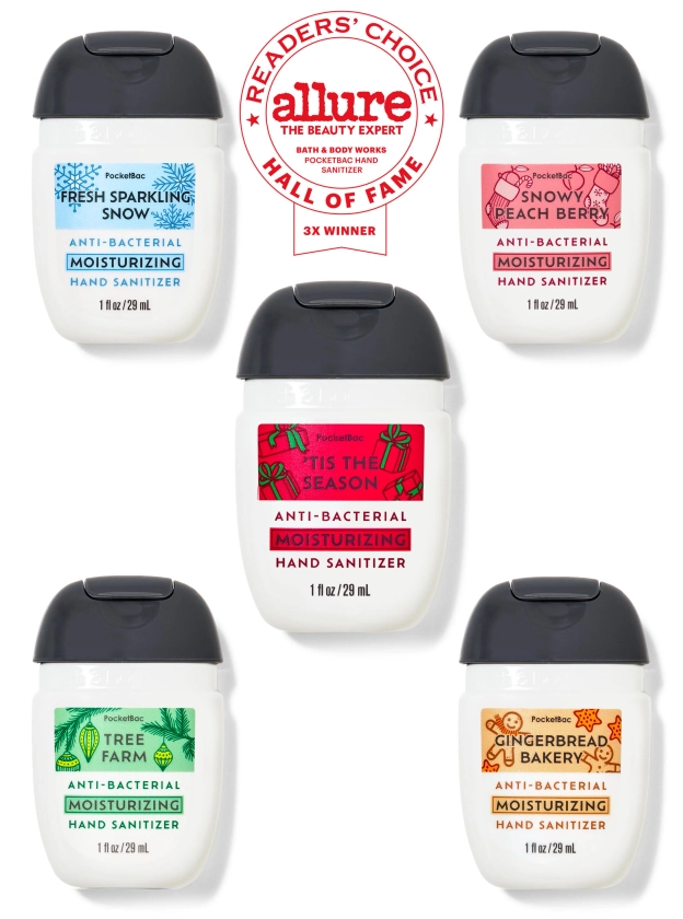 Holiday Moisturizing PocketBac Hand Sanitizers, 5-Pack | Bath & Body Works