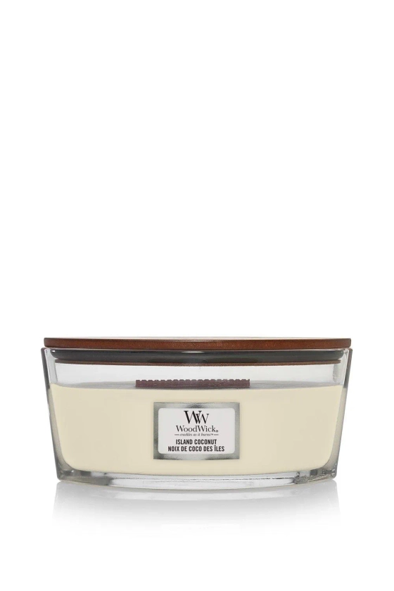 Home Fragrance | Island Coconut Ellipse Candle | Woodwick