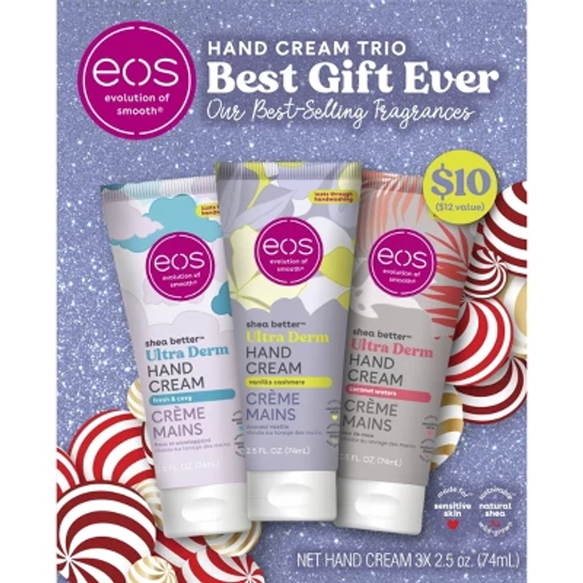 eos Holiday Hand Cream Trio Gift Set - 2.5 fl oz - 3pk