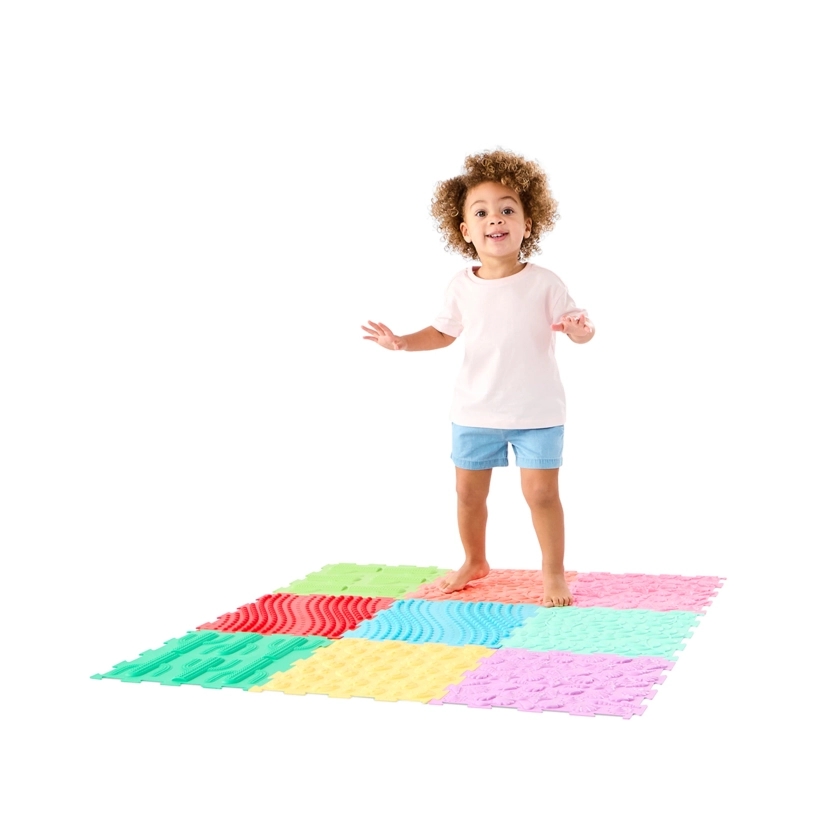 9 Piece Silicone Sensory Mat