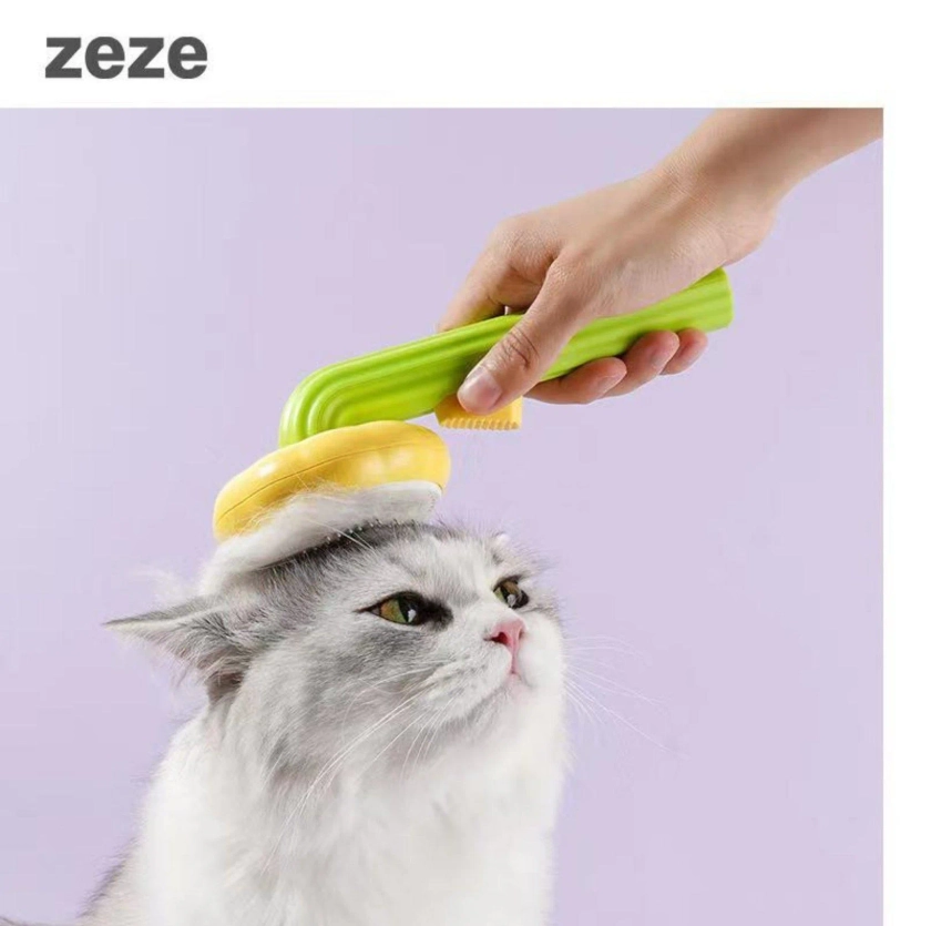 Zeze Sunflower Style Pet Cat Dog Brush