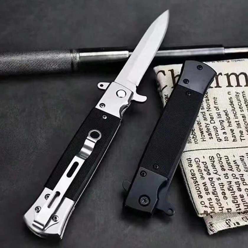 1 pieza de cuchillo de camping plegable al aire libre, cuchillo de bolsillo y utilidad, cuchillo de frutas y autodefensa, cuchillo de bolsillo