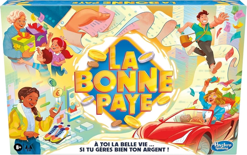 La Bonne Paye, Jeu de société en Famille, à partir de 8 Ans, 2 à 6 Joueurs