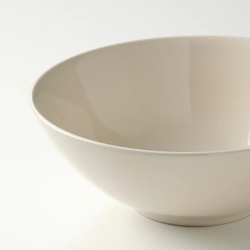 FÄRGKLAR bowl, glossy beige, 16 cm - IKEA