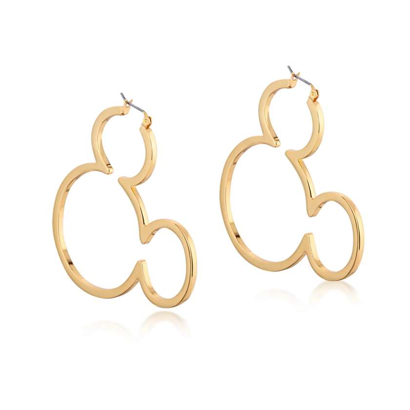 Disney Mickey Mouse Outline Hoop Earrings