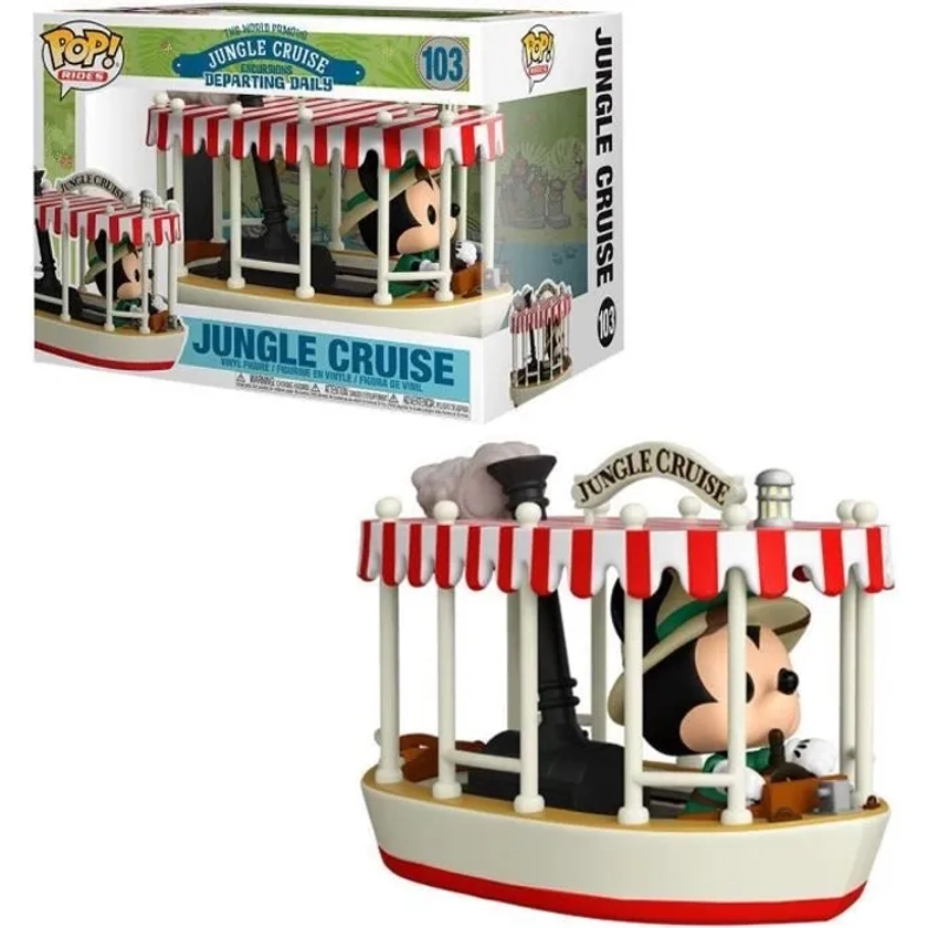 Figurine POP Jungle Cruise Mickey - Disney - Noir - Pour Enfant à partir de 3 ans - Gamme Pop !