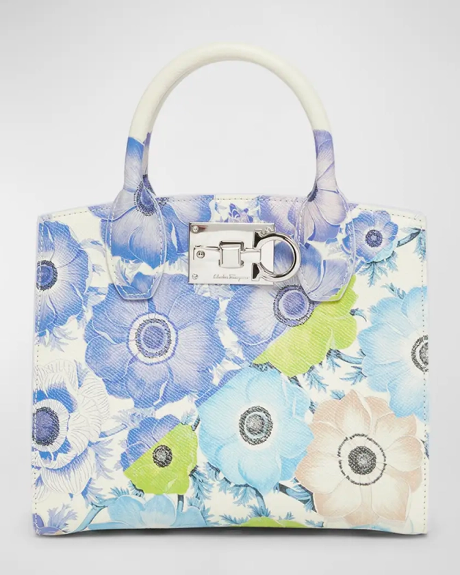 The Studio Windflowers-Print Top-Handle Bag