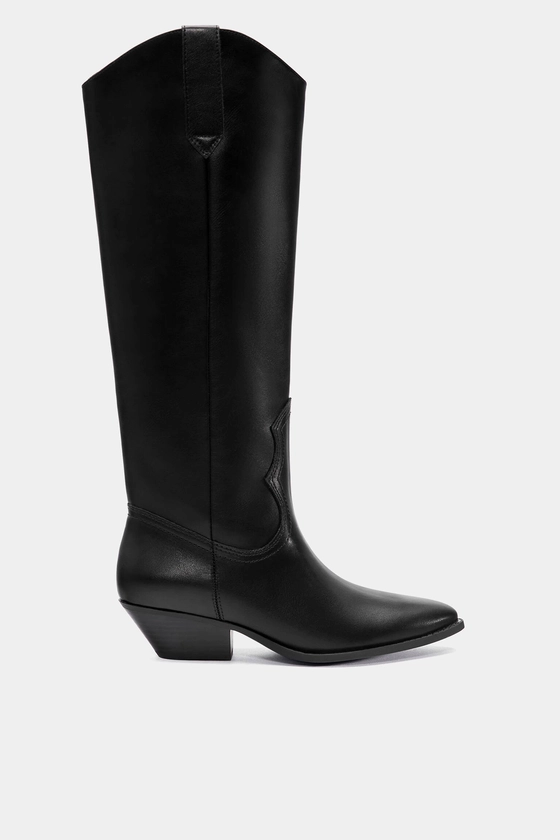 Bottes hautes cowboy - pull&bear