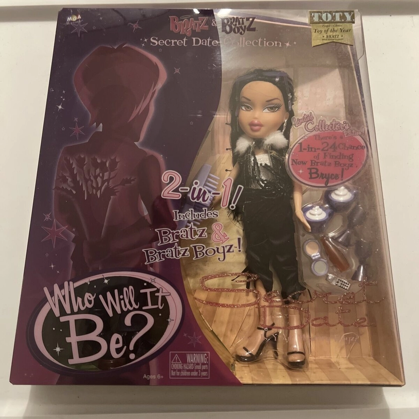 Bratz & Bratz Boys Secret Date Collection JADE Doll 2 in 1 ~ New in Box