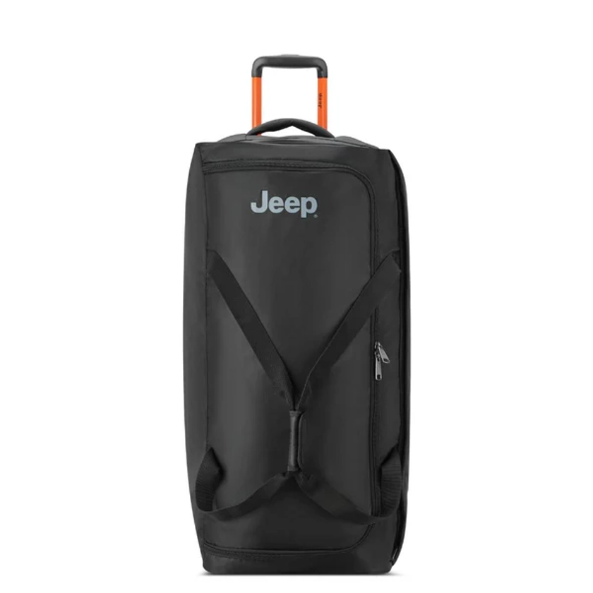 Jeep 83 cm Duel Wheel Lightweight Large Duffle Bag - Black